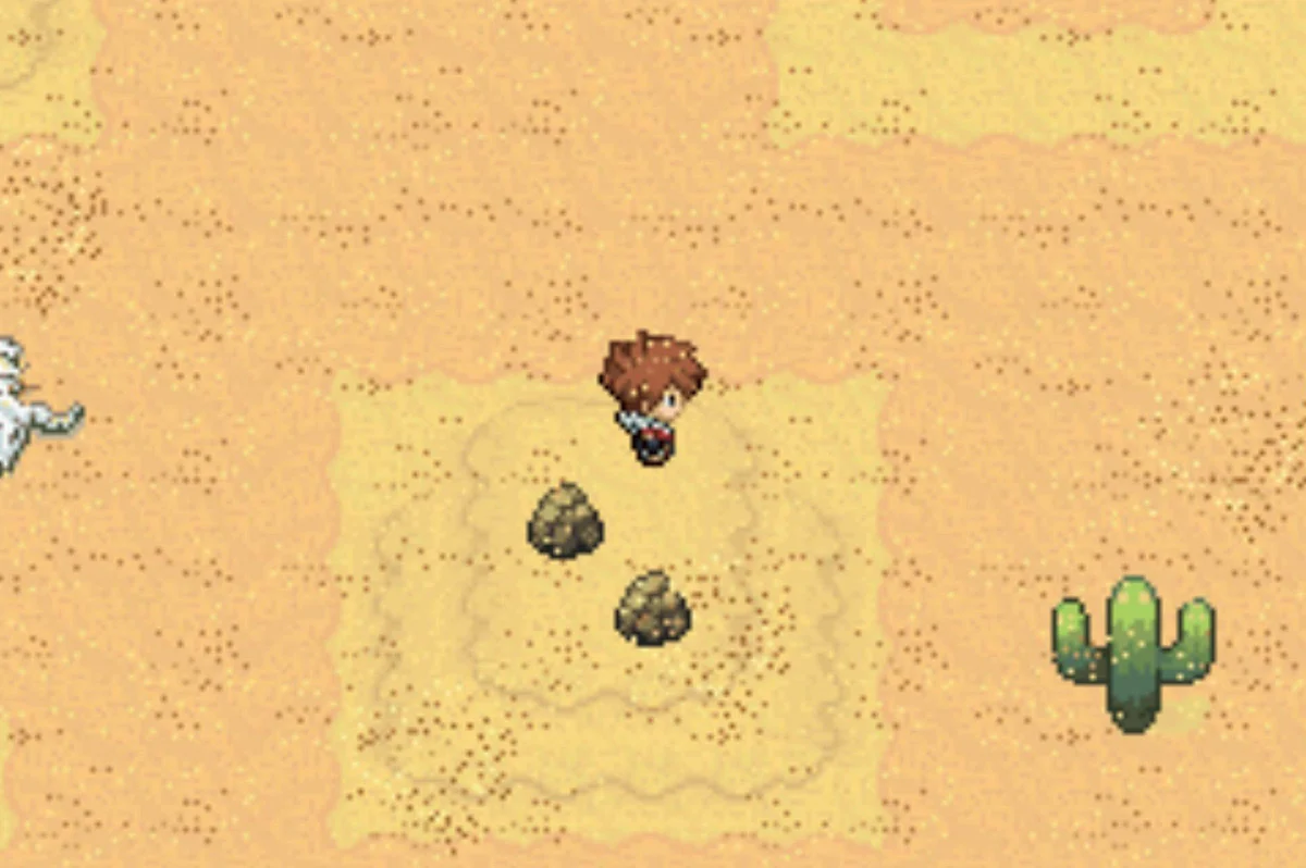 거대한 사막도 딱딱한돌 출처 / Pokémon Unbound