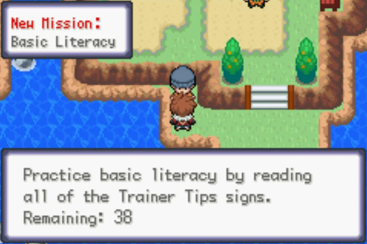 45개 표지판을 모두 읽어야 합니다 / Pokémon Unbound