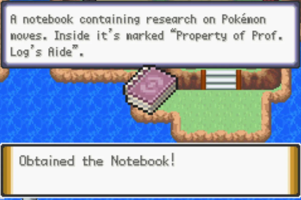 보상 노트 수령 / Pokémon Unbound