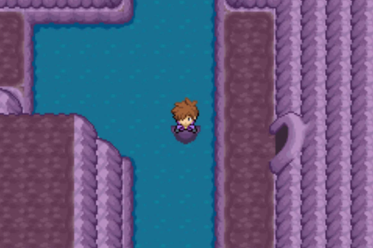 Go back to the waterfall area / Pokémon Unbound