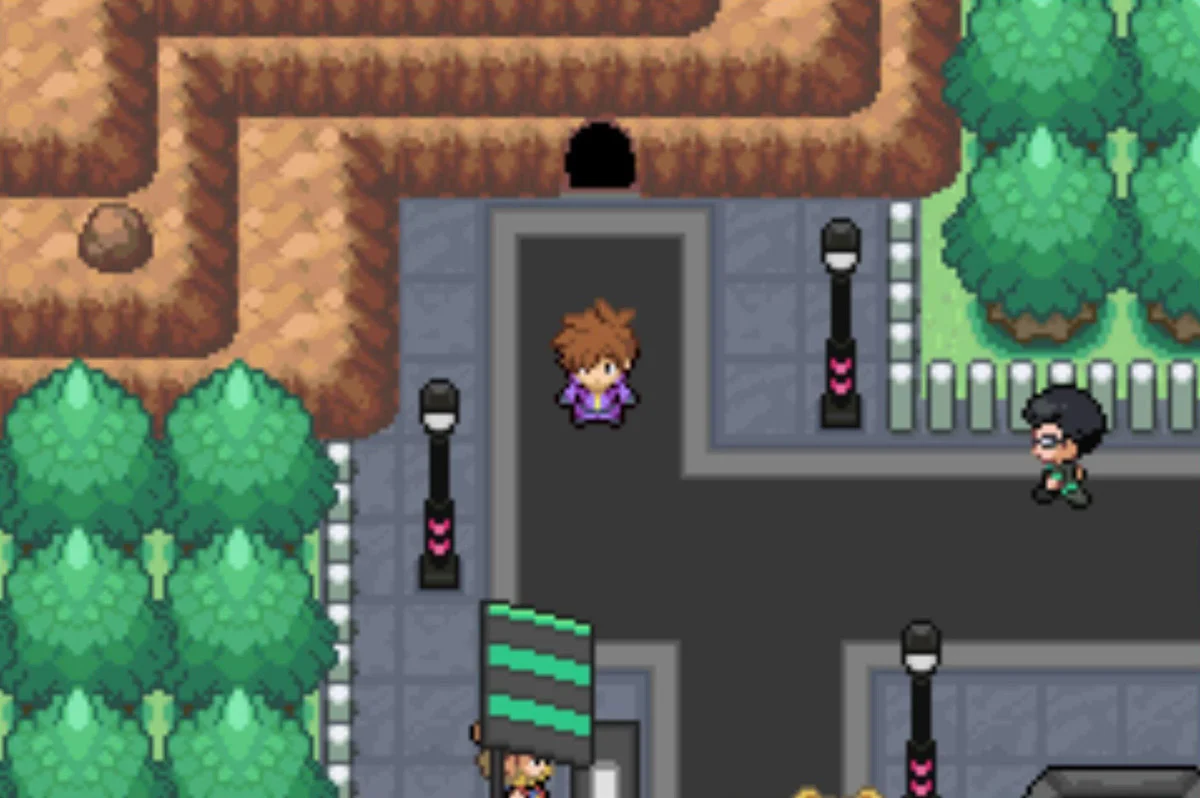 The Cube Corp. side of Crystal Peak / Pokémon Unbound