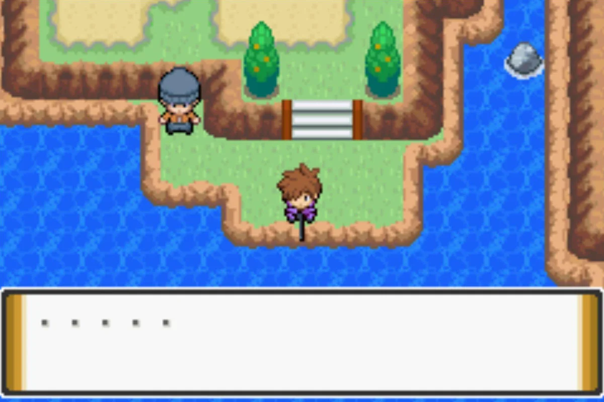 드레스코 타운에서 낚시 중 / Pokémon Unbound