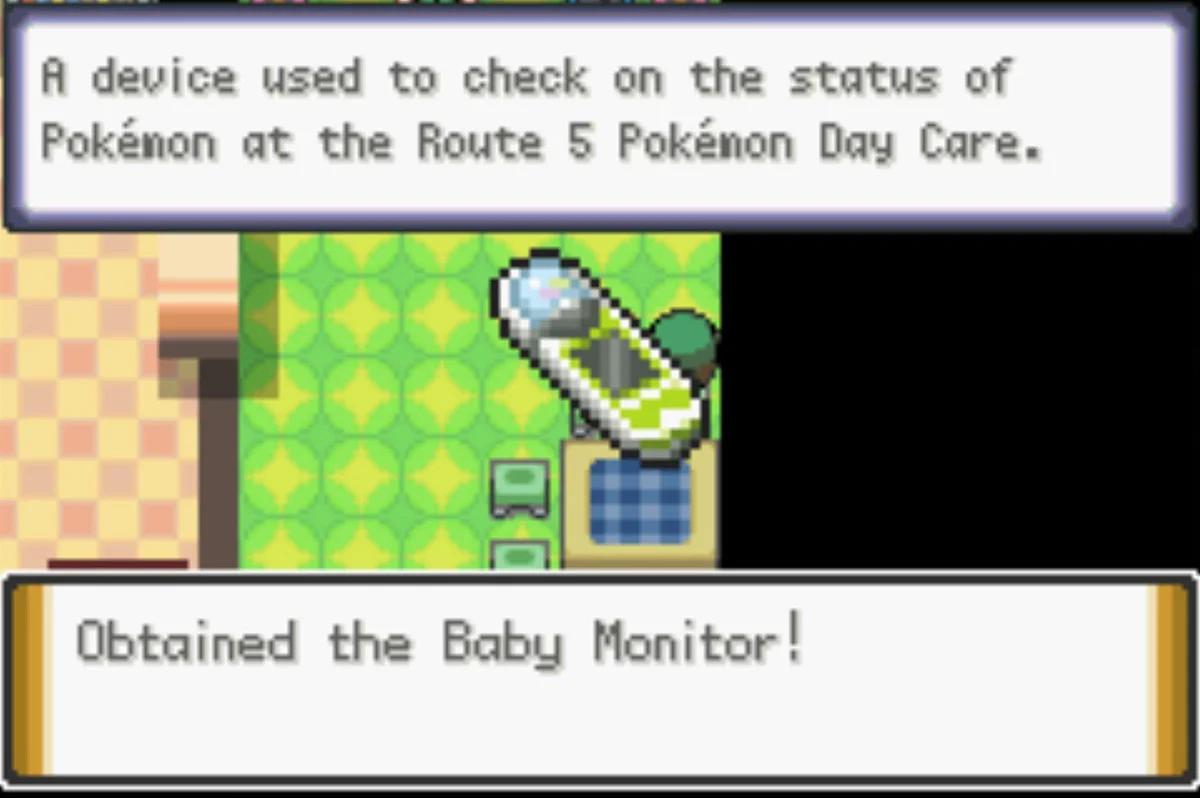 베이비 모니터 수령 / Pokémon Unbound