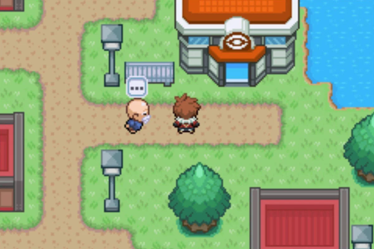 Epidimy Town 포켓몬센터 앞 노인