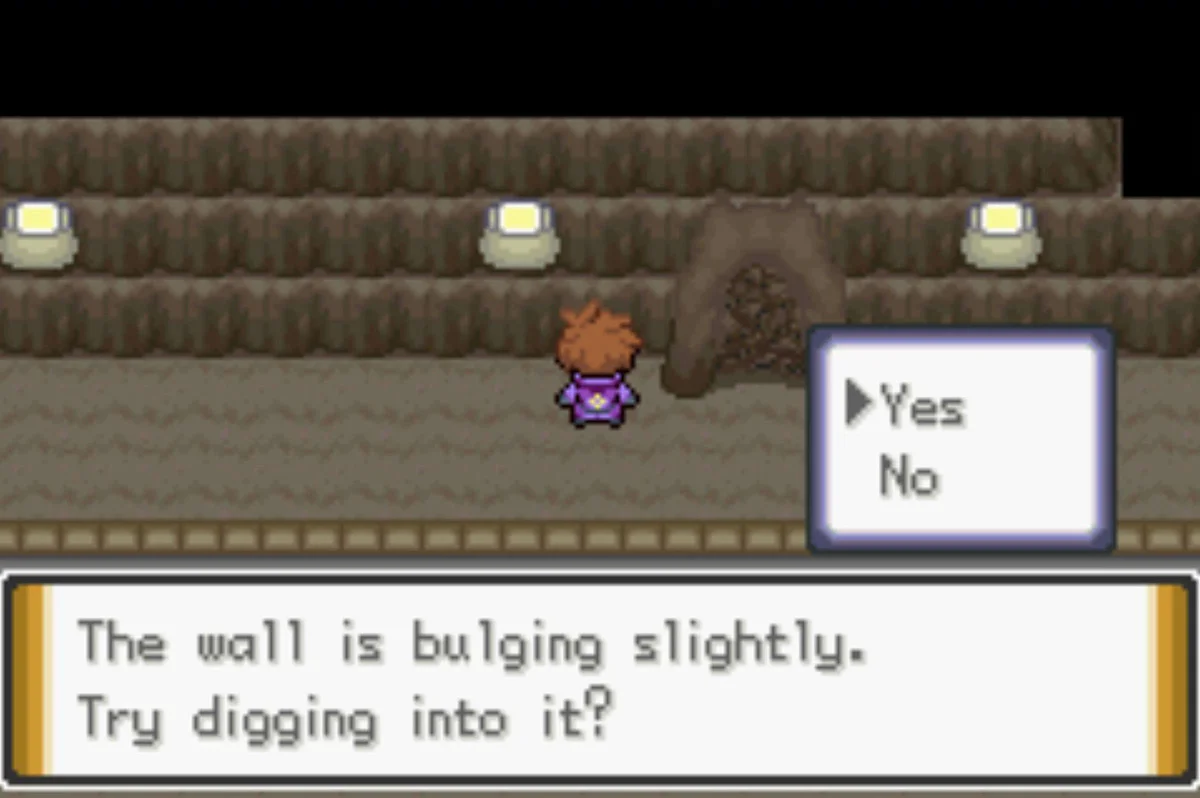 ADM으로 벽을 탐색하는 모습