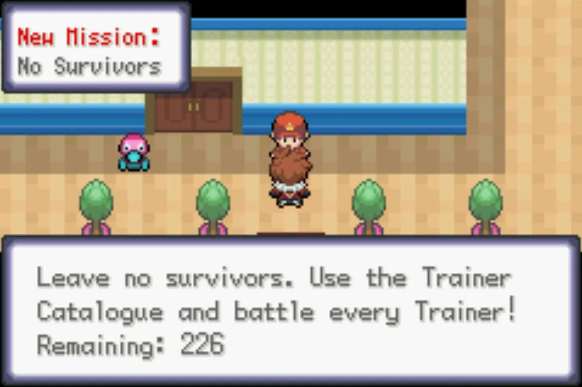 Hunt down every Trainer / Pokémon Unbound