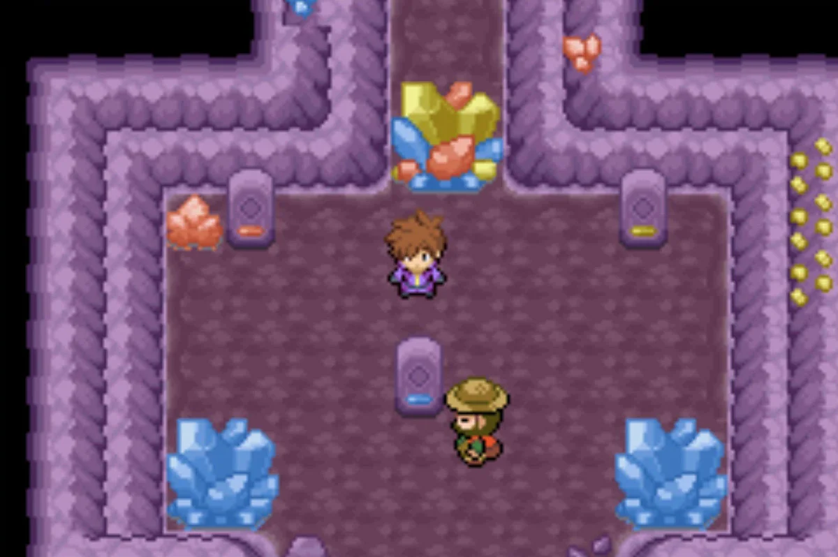 Don’t touch these totems - make sure they’re all pushed down / Pokémon Unbound