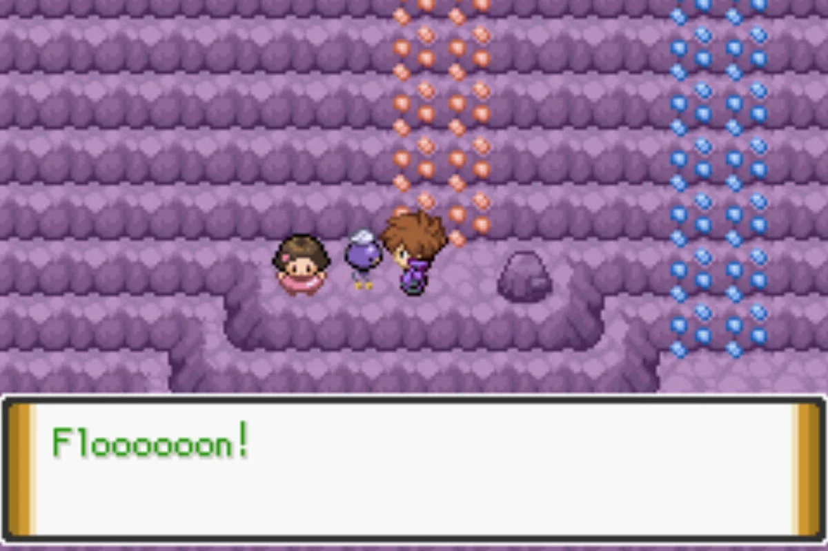 The first location of the girl / Pokémon Unbound