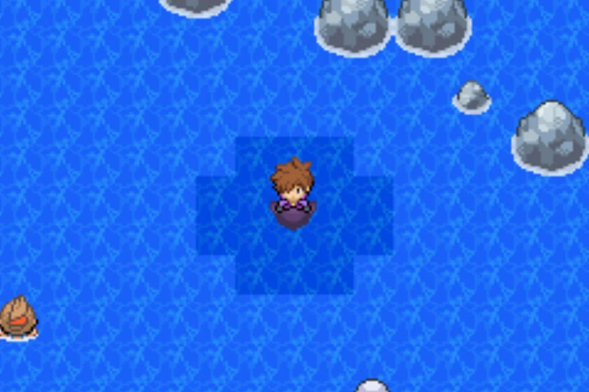 Portals are all over Borrius, even underwater / Pokémon Unbound