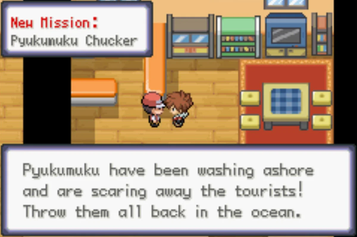 There are pesky Pokemon showing up on the beach / Pokémon Unbound