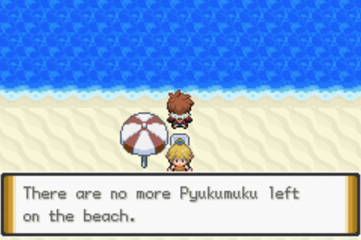 When all Pyukumuku are gone / Pokémon Unbound