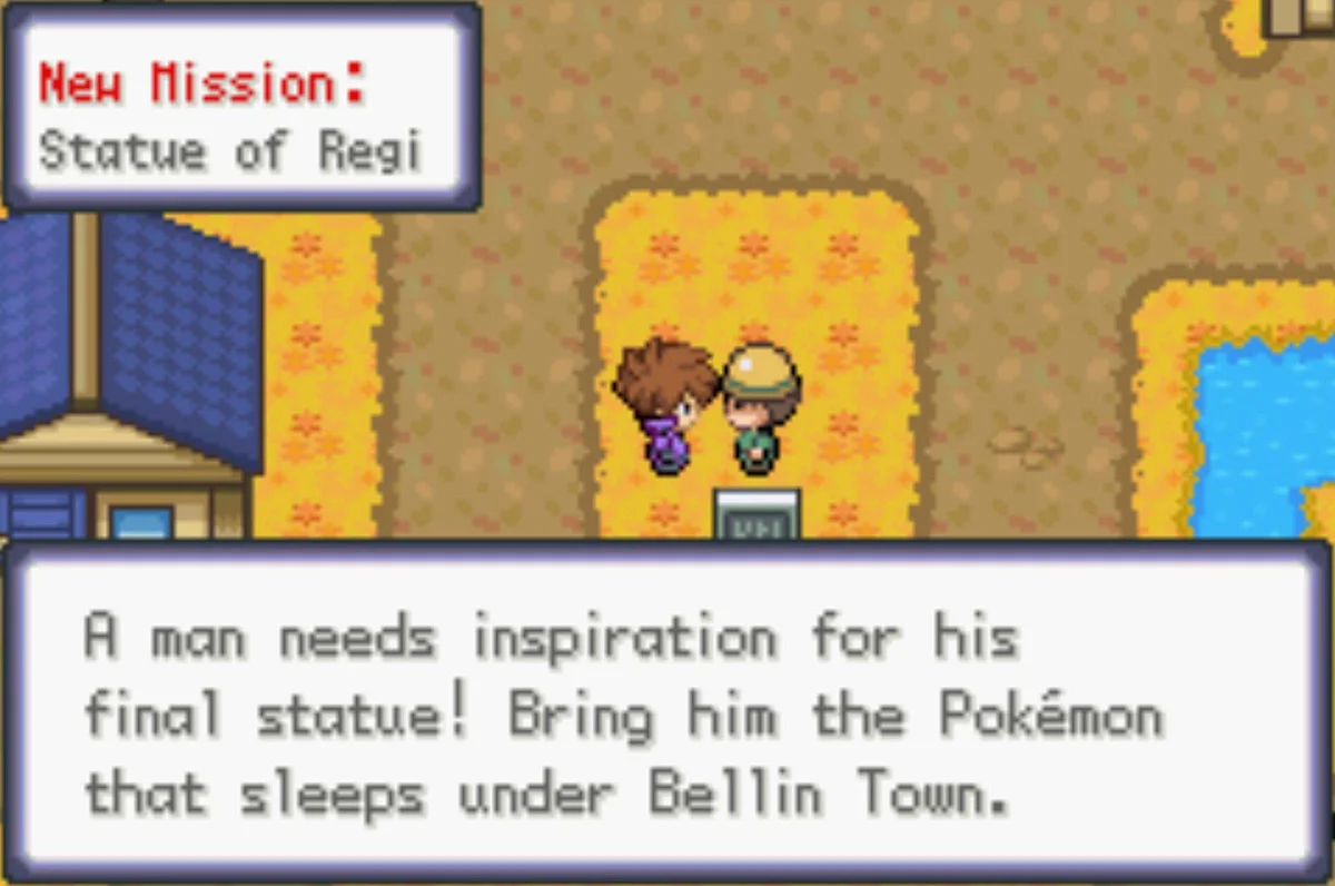 The sculptor needs a model / Pokémon Unbound