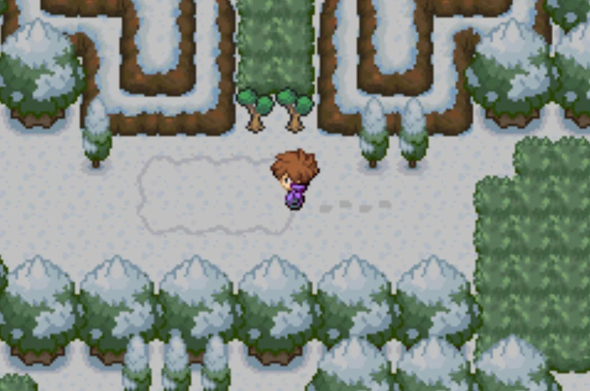 Pass the Crabominable lair / Pokémon Unbound