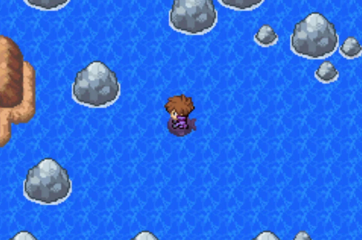 Southwest through the rocks / Pokémon Unbound