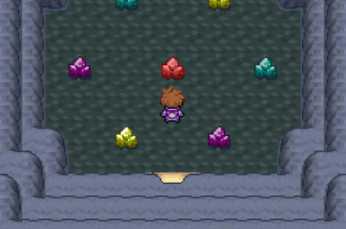 The colored rocks / Pokémon Unbound