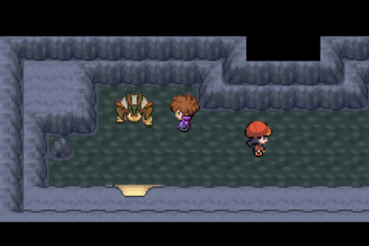 The cave exit to the snowy ascent / Pokémon Unbound