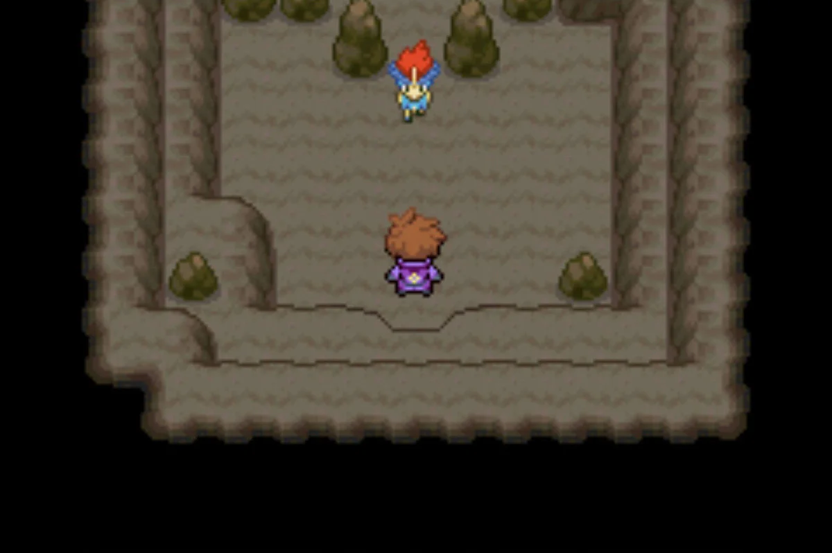 Keldeo in its cave / Pokémon Unbound