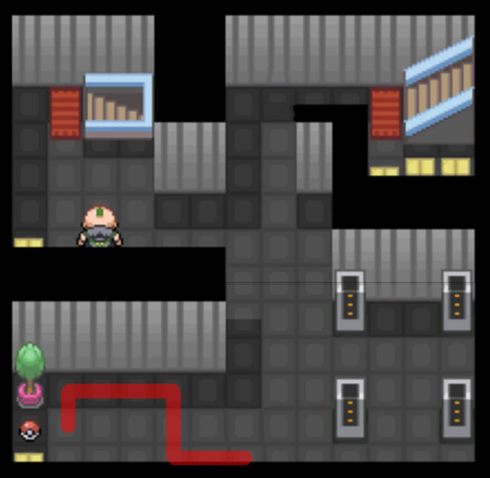 Follow the red line to the prize / Pokémon Unbound