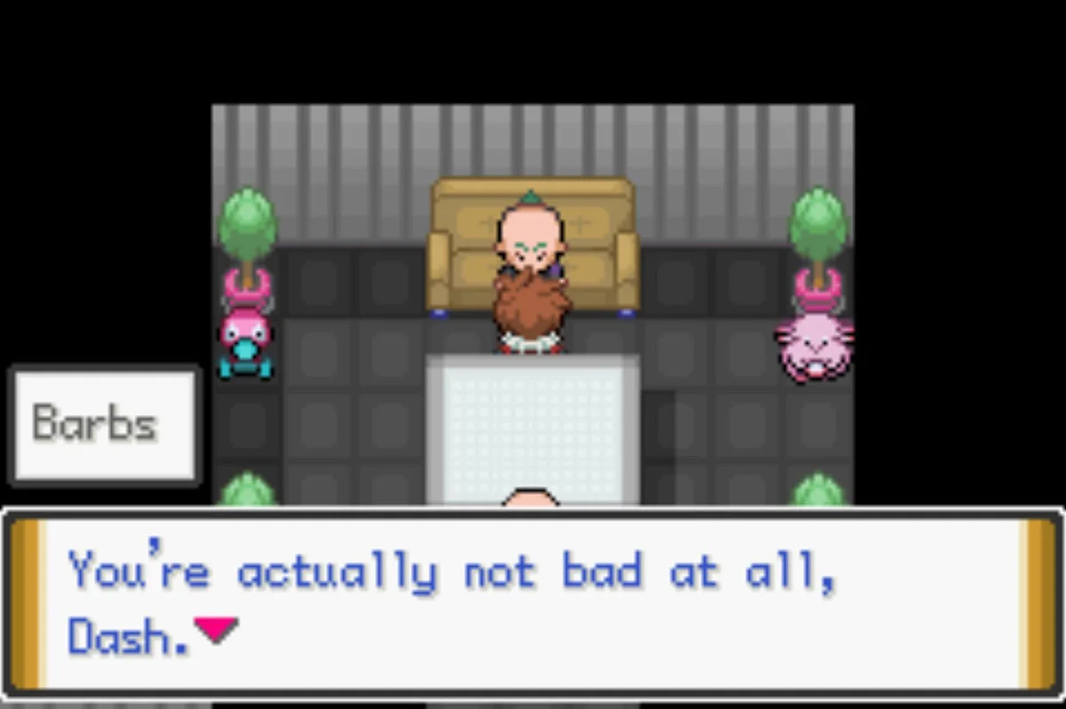 Praise from the boss / Pokémon Unbound