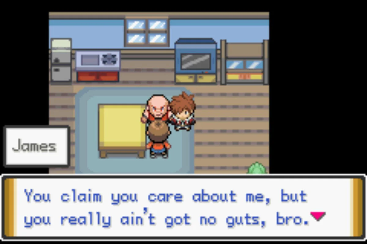 James is actually the missing brother / Pokémon Unbound