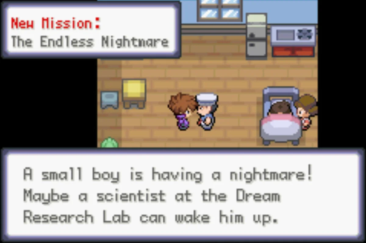 도움을 요청하는 아버지 / 포켓몬 언바운드