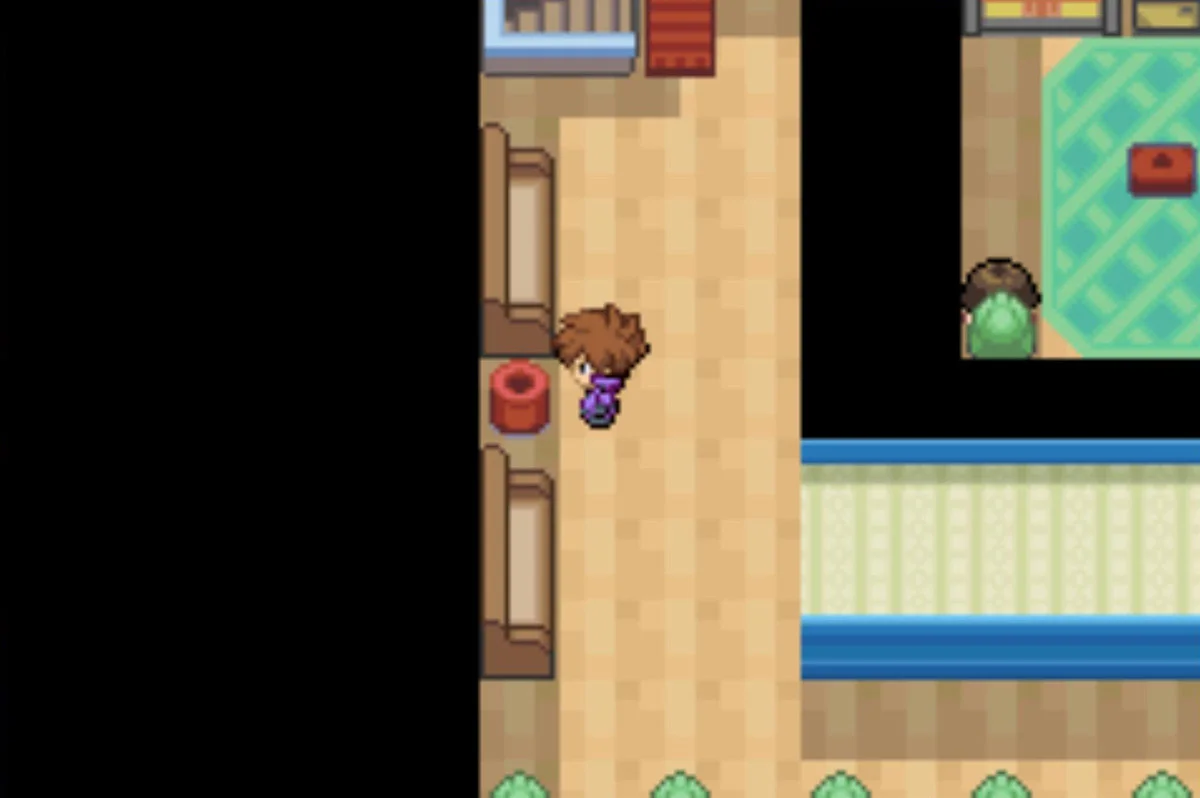 2층에 있는 쓰레기통 / 포켓몬 언바운드