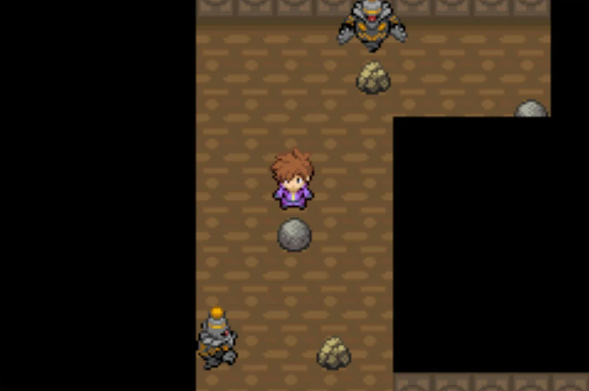 The remaining boulder / Pokémon Unbound