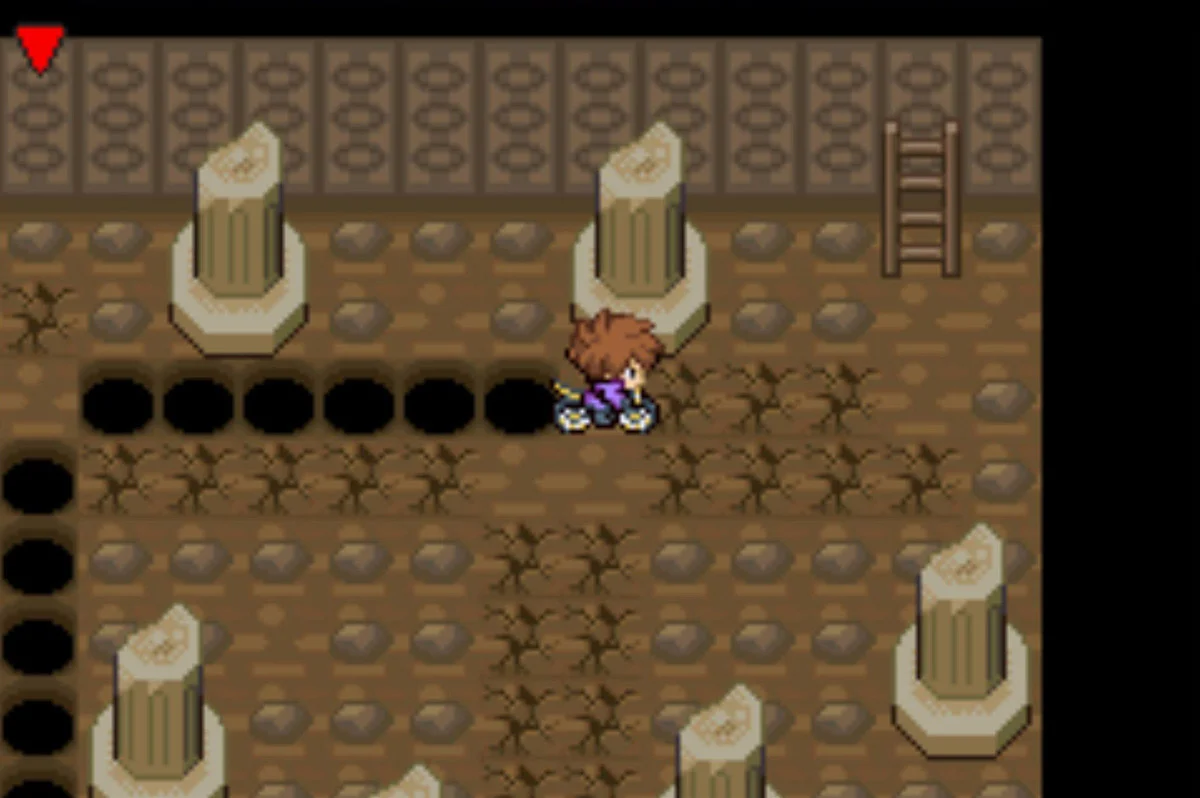 Keep going until you hit the ladder / Pokémon Unbound