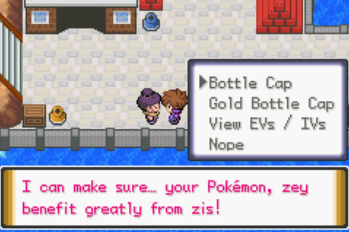 Gold Bottle Caps are very useful / Pokémon Unbound