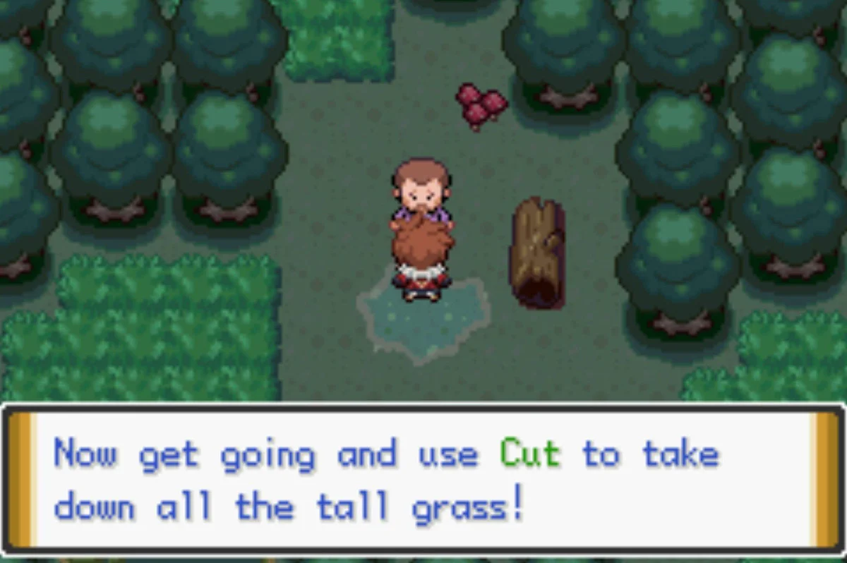 The man only appears after the Dehara Gym / Pokémon Unbound