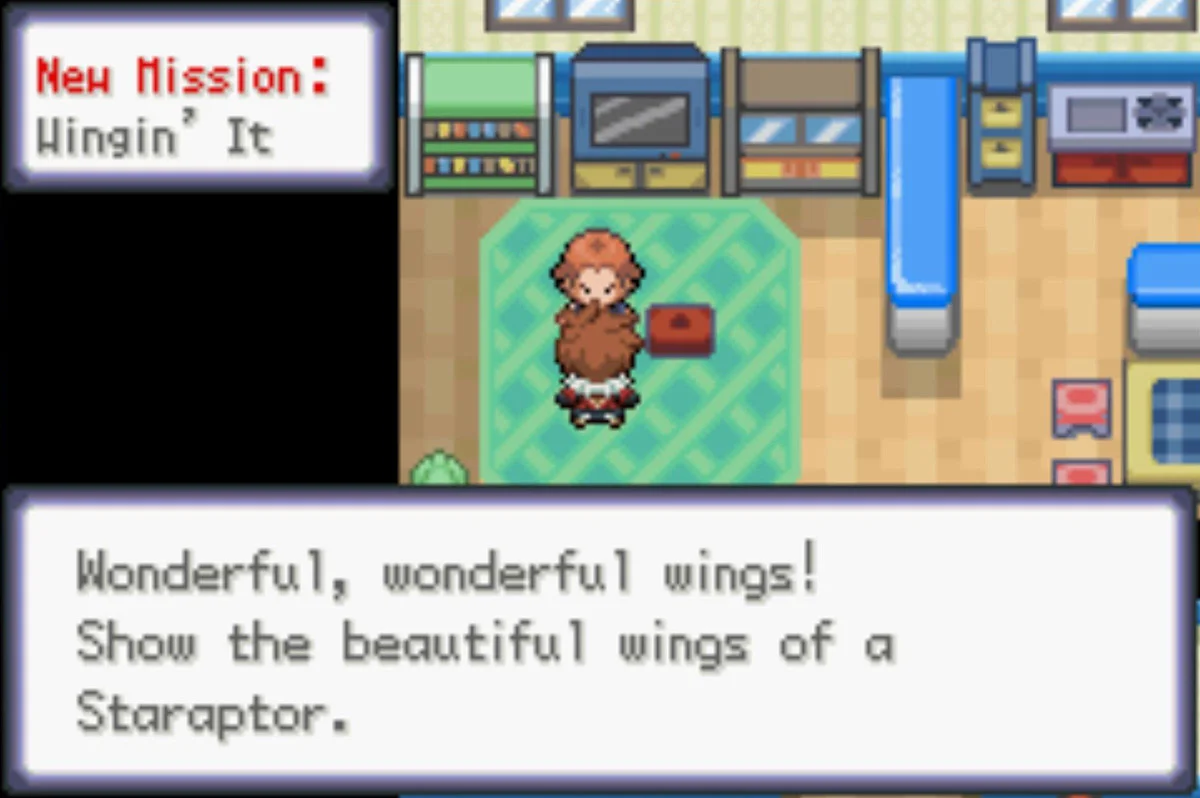 This building is full of missions as well / Pokémon Unbound