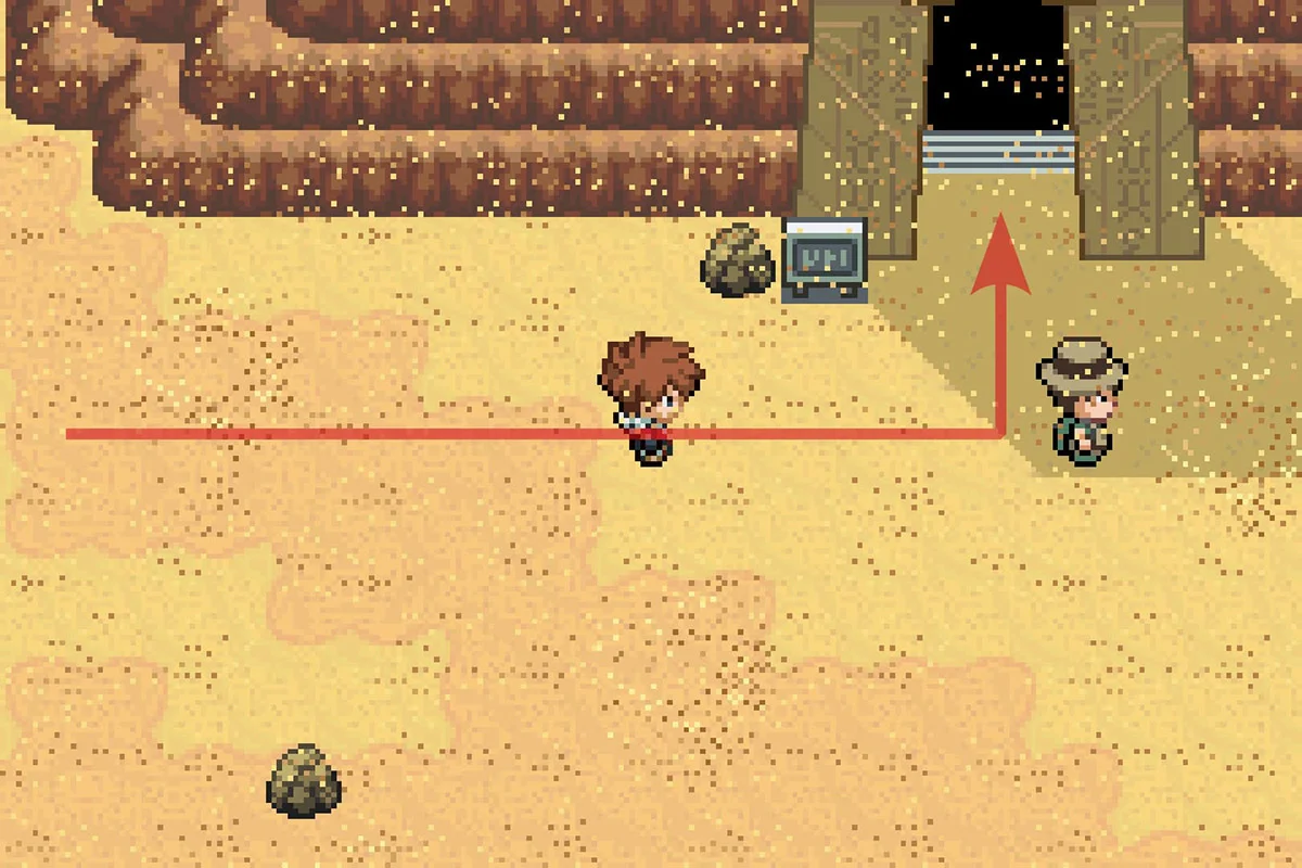 보리우스의 무덤 입장. / Pokémon Unbound