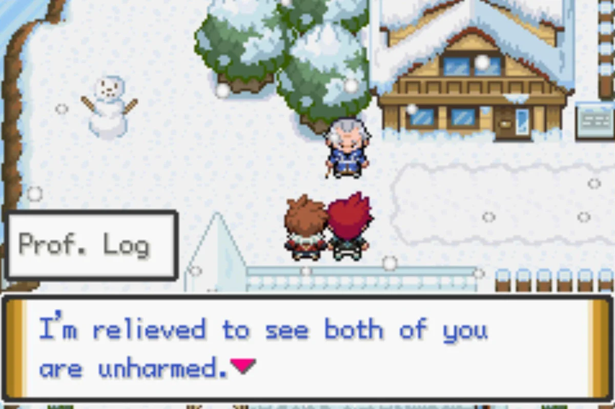 Professor Log will be your mentor / Pokémon Unbound