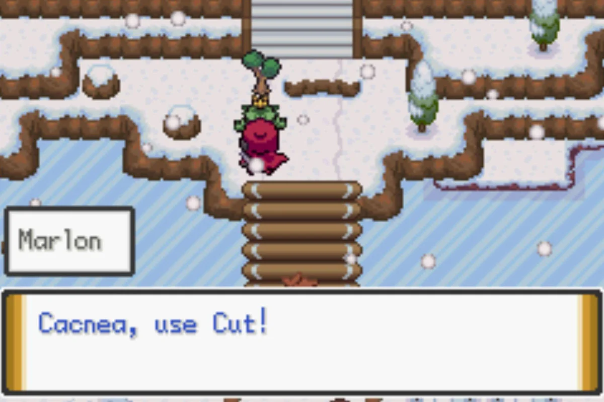 Marlon gets rid of an obstacle / Pokémon Unbound