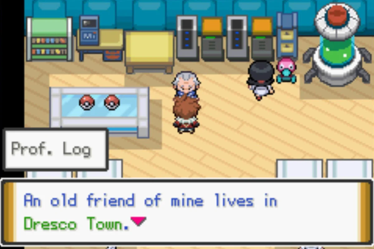 The Professor sends you on another errand / Pokémon Unbound