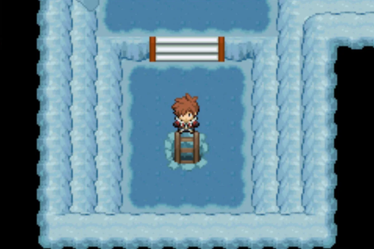 The ladder to the lower level / Pokémon Unbound