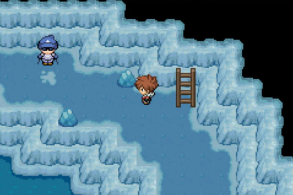 Skier George, optional trainer to the left / Pokémon Unbound