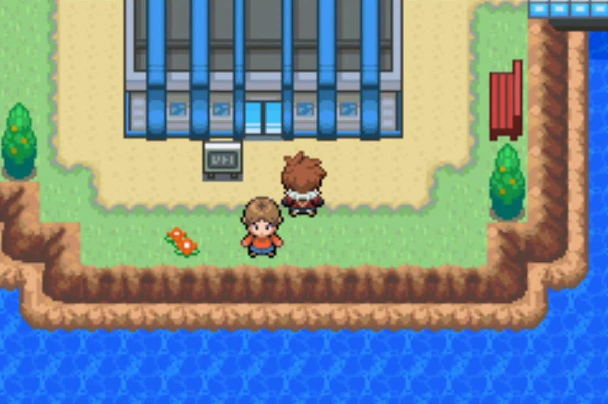 The entrance to Trainer House / Pokémon Unbound