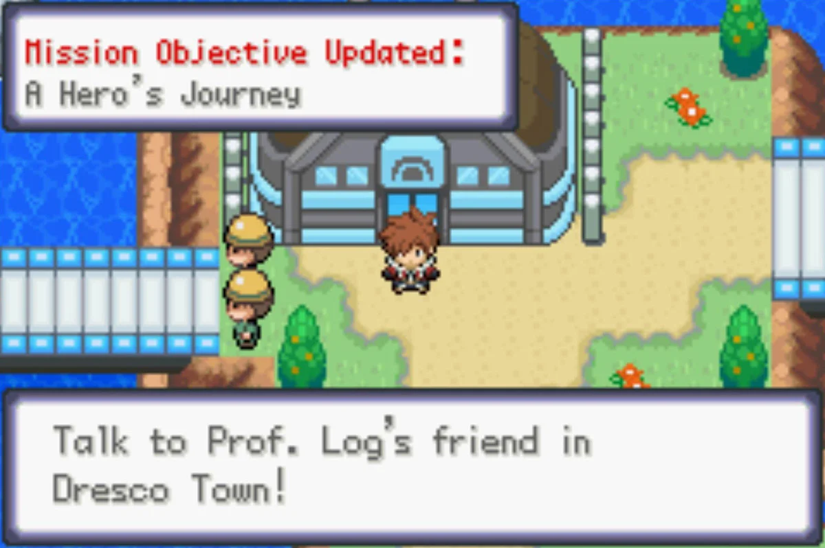 Now we can talk to Log’s friend / Pokémon Unbound