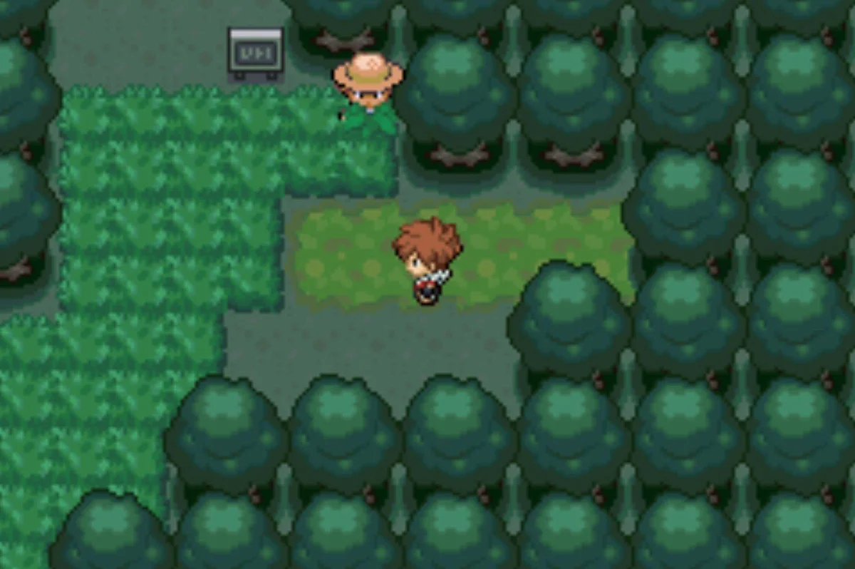 Bug Catcher Doug waits in ambush / Pokémon Unbound