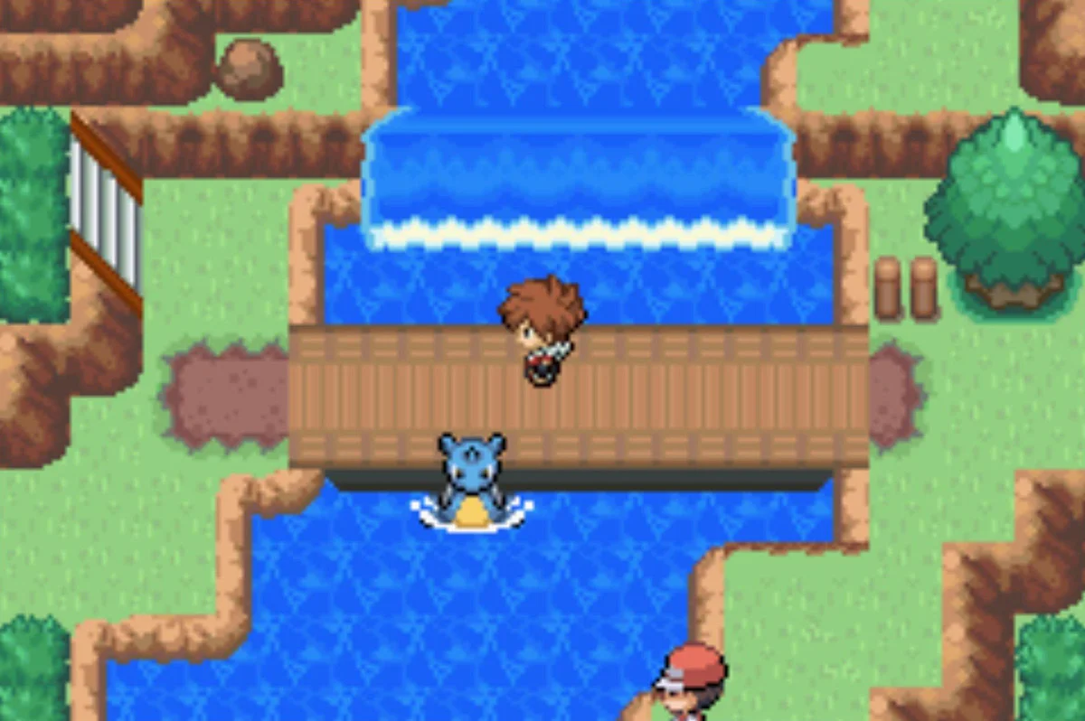 The Lapras will take us to Route 5 / Pokémon Unbound