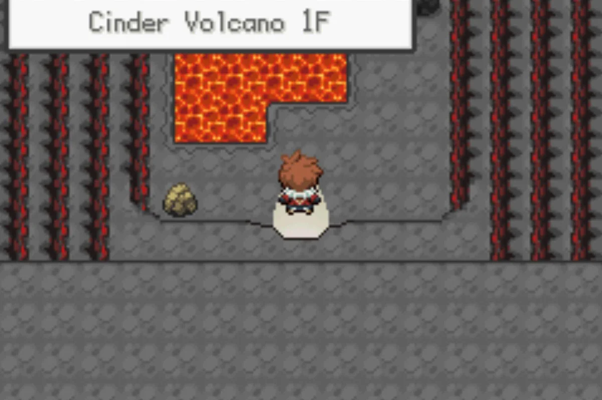 Your journey through Cinder Volcano begins / Pokémon Unbound