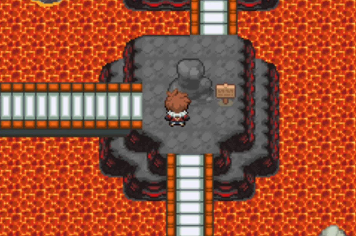 The lava island intersection / Pokémon Unbound