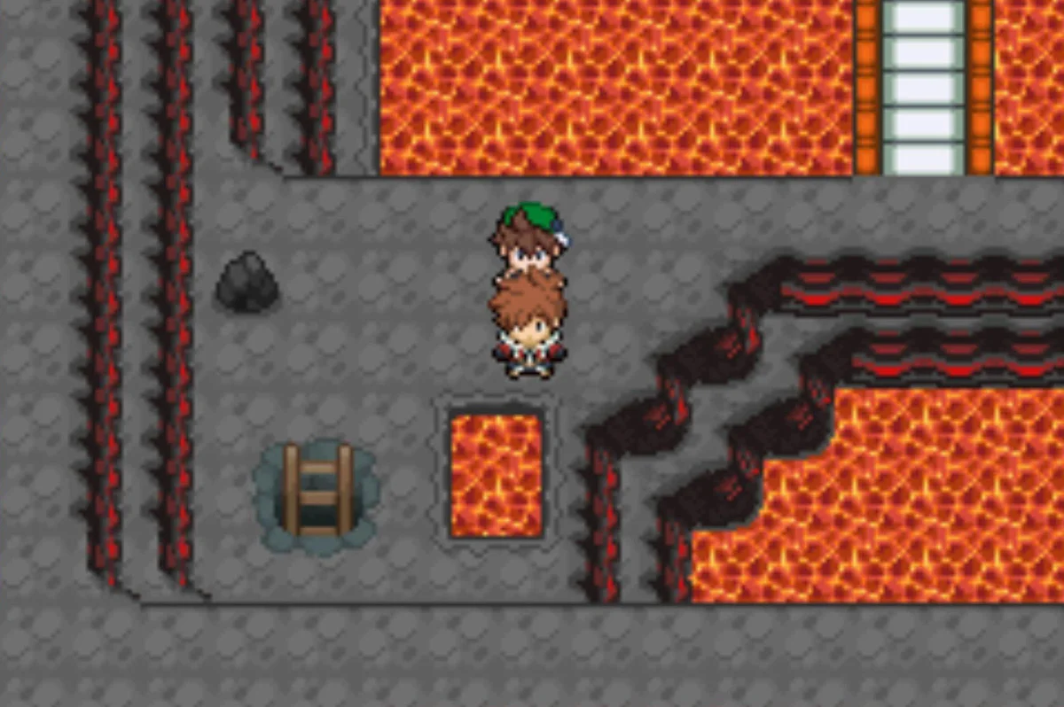 The ladder to the second floor / Pokémon Unbound