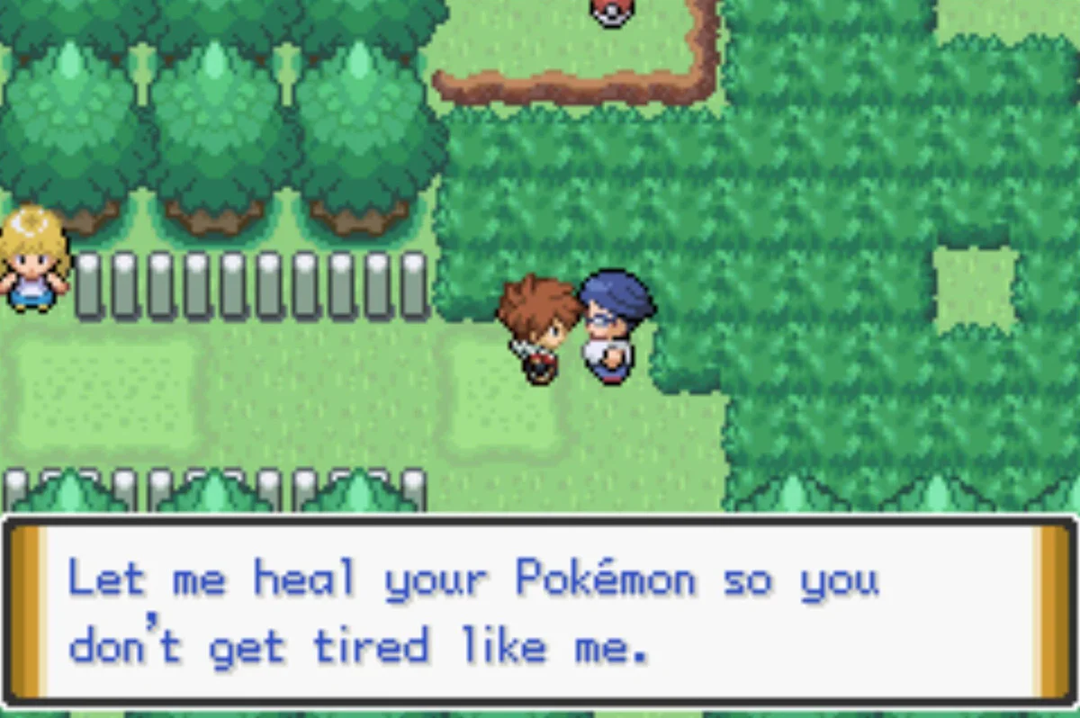 이 사람이 무료로 회복해 줍니다 / Pokémon Unbound