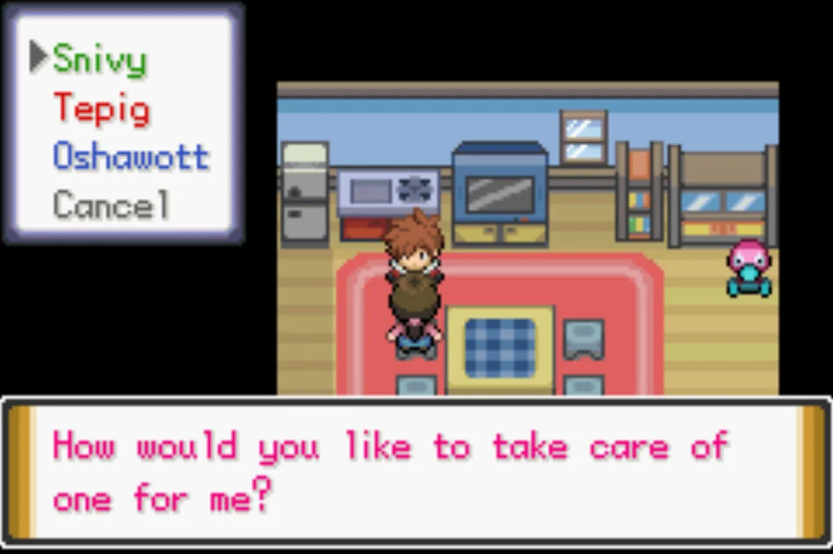 하나 스타터 중 하나를 선택하세요 / Pokémon Unbound