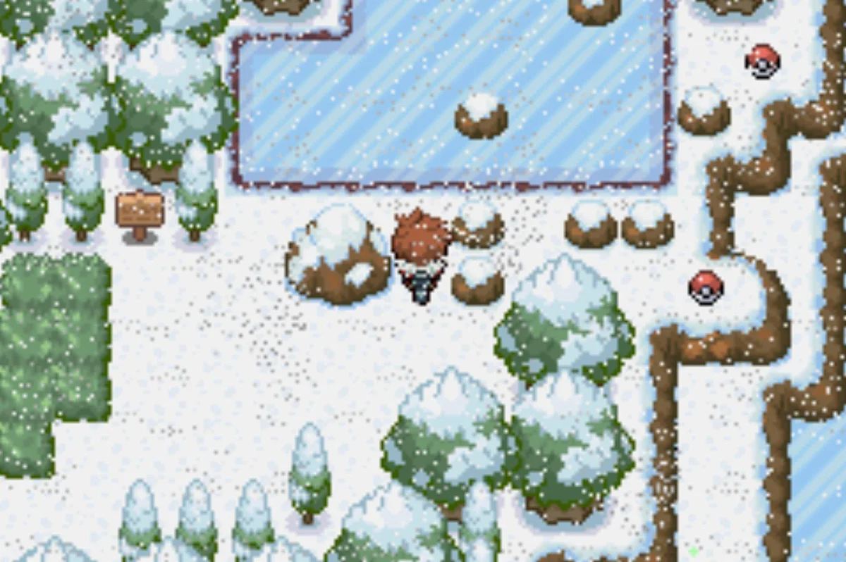 The frozen pond / Pokémon Unbound