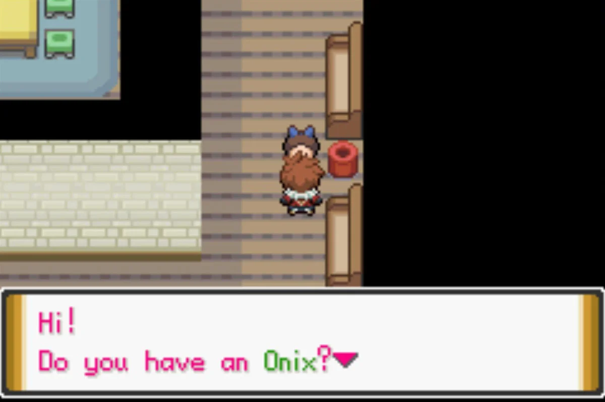 Alicia will offer to trade / Pokémon Unbound