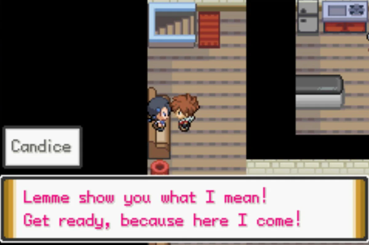 Candice is a foreign Gym Leader on holiday / Pokémon Unbound