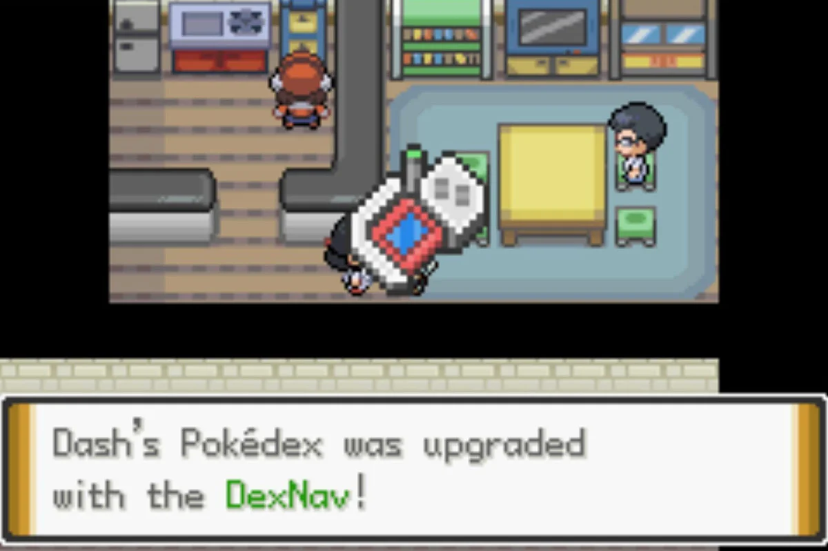 The DexNav upgrades your Pokedex / Pokémon Unbound
